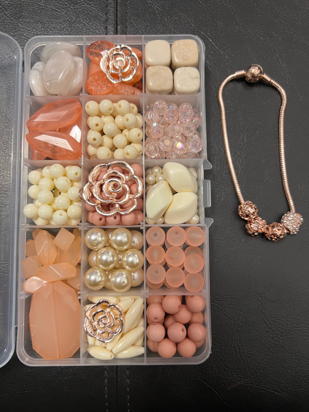 Craft Beads, PEACHES & CREAM - NO COOKIES, Jewelry Supplies, loose bulk beads